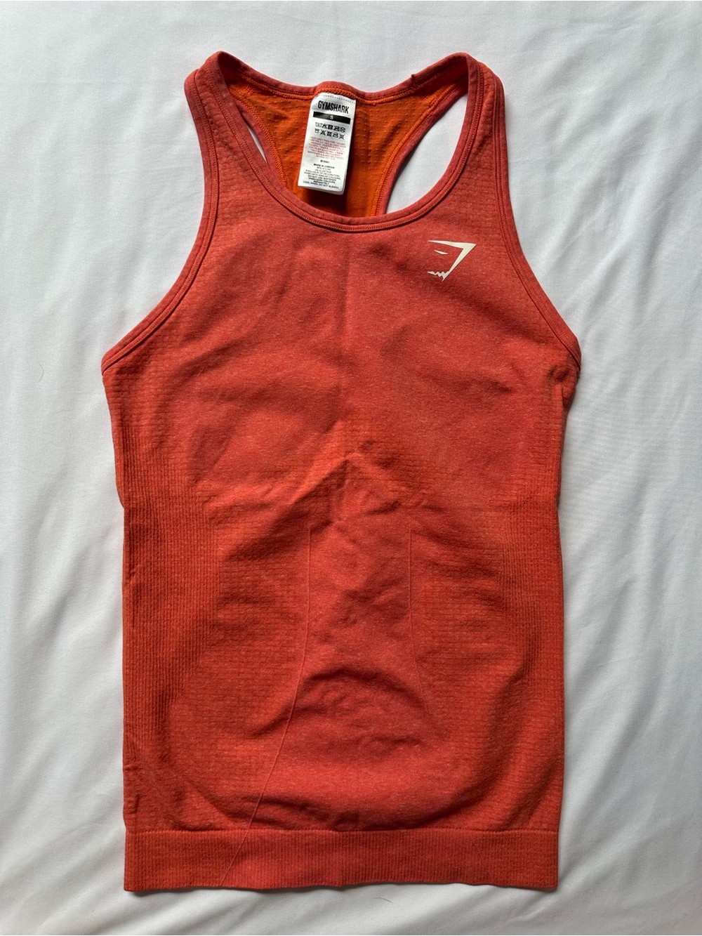 Gymshark Orange Tank Top